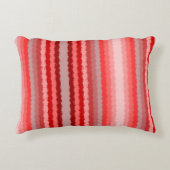 モダンストライプのデザイン アクセントクッション (正面)