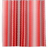 モダンストライプのデザイン シャワーカーテン (正面)