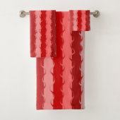 モダンストライプのデザイン バスタオルセット (インサイチュ)