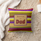 モダンストライプのパパ クッション (ブランケット)