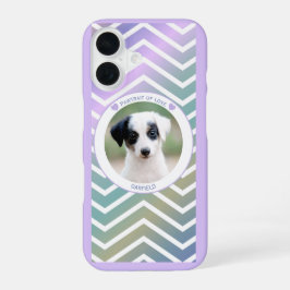 モダンストライプのペットラバーズ 犬を愛する人へ iPhone 16ケース