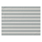 モダンストライプのミニマル青とクリームストライプ色 テーブルクロス (正面(横))