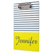 モダンストライプの型 クリップボード (左)