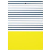 モダンストライプの型 クリップボード (裏面)