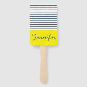 モダンストライプの型 ハンドファン (裏面)