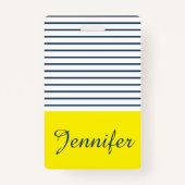 モダンストライプの型 バッジ (裏面)