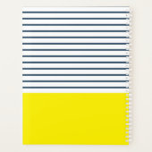 モダンストライプの型 プランナー手帳 (裏面)