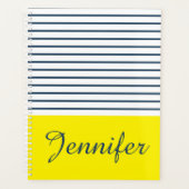 モダンストライプの型 プランナー手帳 (正面)