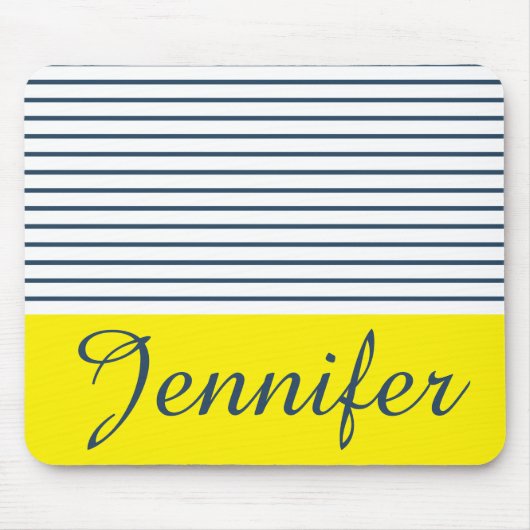 モダンストライプの型 マウスパッド (正面)