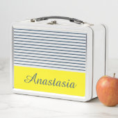 モダンストライプの型 メタルランチボックス (インサイチュ)