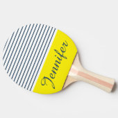 モダンストライプの型 卓球ラケット (横)