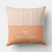 モダンストライプの室 クッション (裏面)