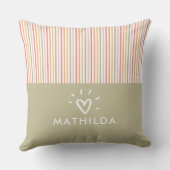 モダンストライプの室 クッション (裏面)