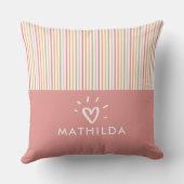 モダンストライプの室 クッション (裏面)