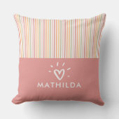 モダンストライプの室 クッション (正面)