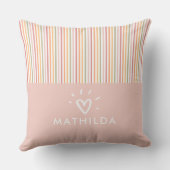 モダンストライプの室 クッション (裏面)