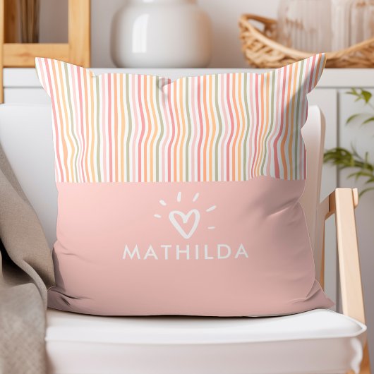 モダンストライプの室 クッション