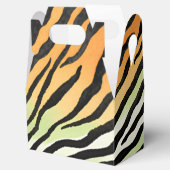 モダンストライプの虎の皮のプリント大きな猫 フェイバーボックス (オープン)
