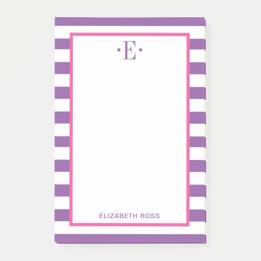 モダンストライプの ポストイット (正面)