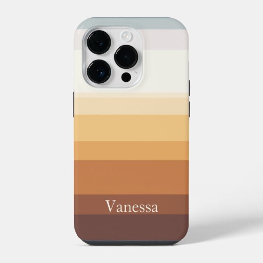 モダンストライプの iPhoneケース (裏面)