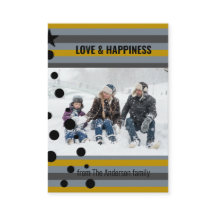 モダンストライプカスタムPhoto Christmas Tree Holiday