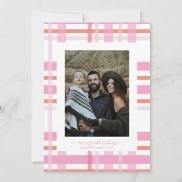 モダンストライプカラフル写真 シーズンカード