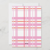 モダンストライプカラフル写真 シーズンカード (裏面)