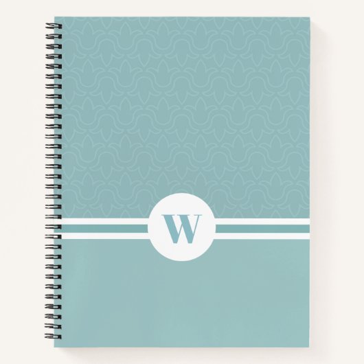 モダンストライプシンプルデザイン ノートブック (正面)