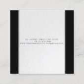 モダンストライプシンプル スクエア名刺 (裏面)