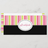 モダンストライプスタイル商品券 (正面/裏面)