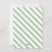 モダンストライプハッピーホリデーズフォトフラットカード シーズンカード (裏面)