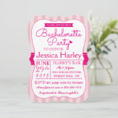 モダンストライプバチェロレッテ 招待状 (スタンド正面)