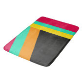 モダンストライプパターン、対角および垂直、 バスマット (アングル)