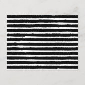 モダンストライプパーソナライズされた具 ノートカード (裏面)