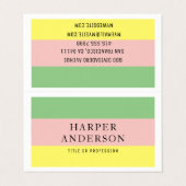 モダンストライププロフェッショナル 名刺 (外部フラット)