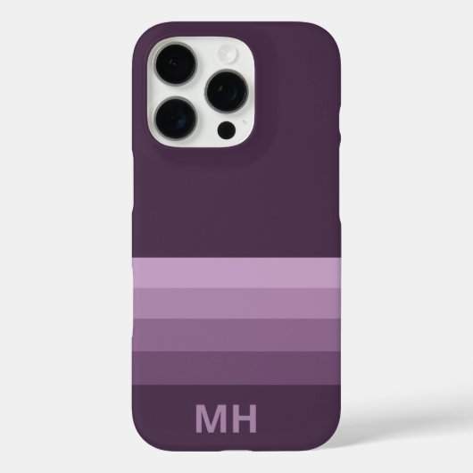 モダンストライプミニマリスティックiPhone 16 Proケース Case-Mate iPhoneケース (裏面)