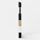 モダンストライプモノグラムの Case-Mate iPhoneケース (裏面/左)