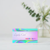 モダンストライプロイヤリティカード ロイヤリティカード (スタンド正面)