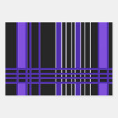 モダンストライプ収集 ラッピングペーパーシート (正面)