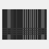 モダンストライプ収集 ラッピングペーパーシート (正面3)