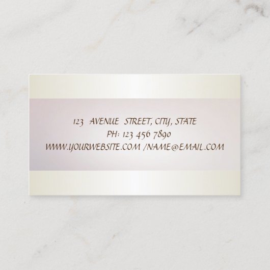 モダンストライプ吸汁性 名刺 (裏面)