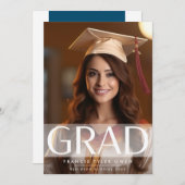 モダンストライプ大学院高校 |写真クラス 案内状 (正面/裏面)