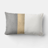 モダンストライプ抽象デザイン装飾用クッション ランバークッション (裏面)