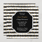 モダンストライプ招待状 招待状 (正面/裏面)