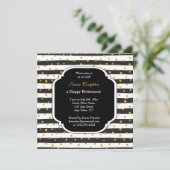 モダンストライプ招待状 招待状 (スタンド正面)