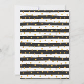 モダンストライプ招待状 招待状 (裏面)