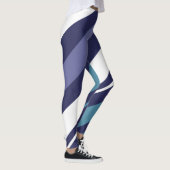 モダンストライプ斜レギンス レギンス (右)