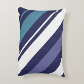 モダンストライプ斜 アクセントクッション (裏面(縦))