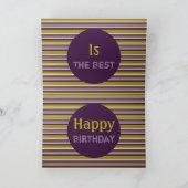 モダンストライプ紙 カード (内部)