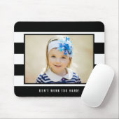 モダンストライプ編集可能カラーフォトマウスパッド マウスパッド (マウス)